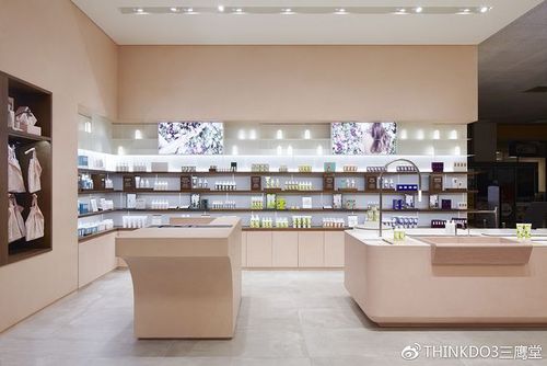韩国scentence化妆品零售店面设计